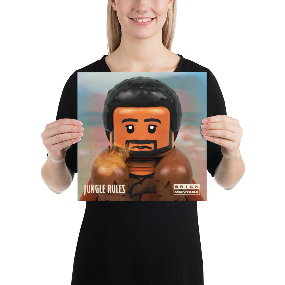 "French Montana - Jungle Rules" Lego Parody Poster