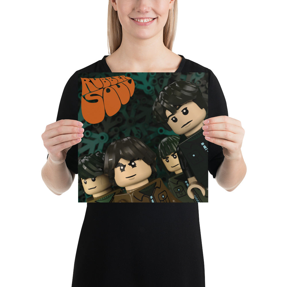 "The Beatles - Rubber Soul" Lego Parody Poster