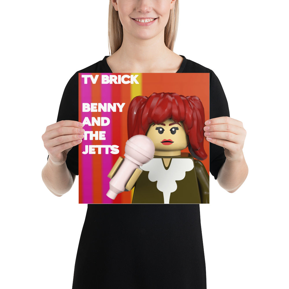 "TV Girl - Benny and the Jetts" Lego Parody Poster