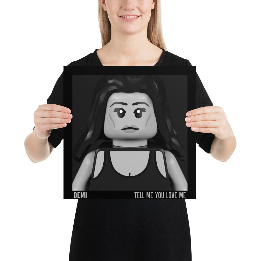 "Demi Lovato - Tell Me You Love Me" Lego Parody Poster