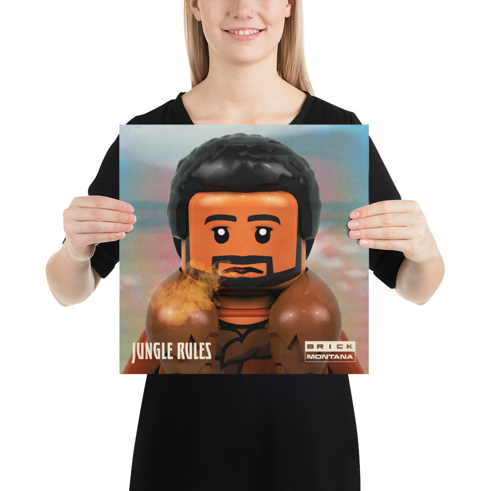 "French Montana - Jungle Rules" Lego Parody Poster