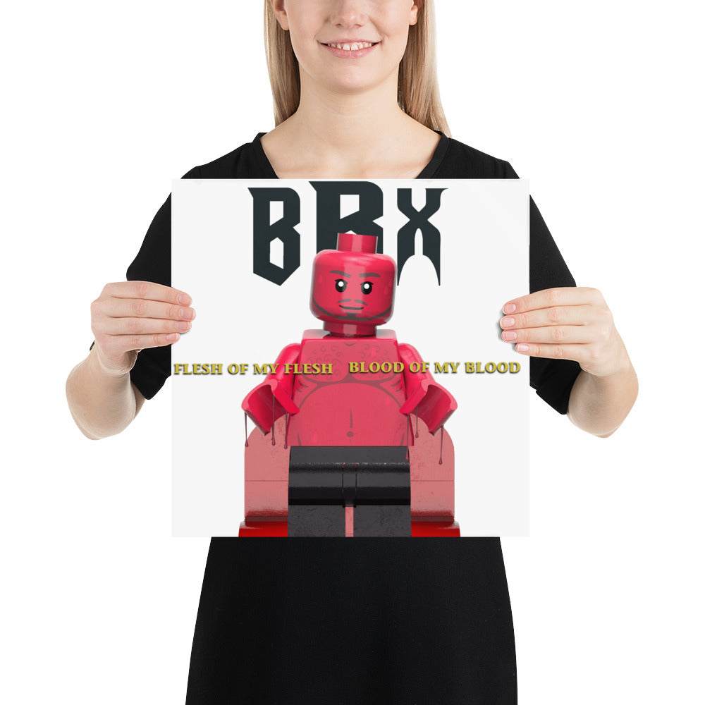 "DMX - Flesh of My Flesh, Blood of My Blood" Lego Parody Poster