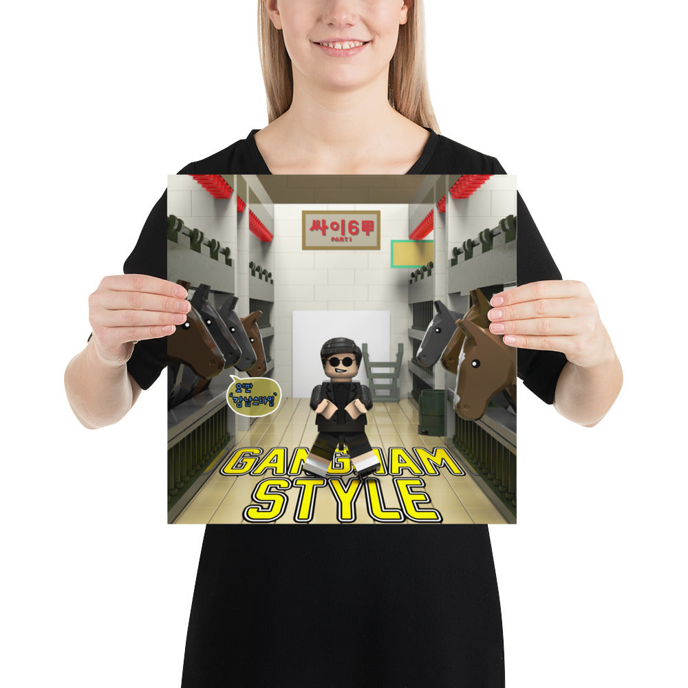 "PSY - Gangnam Style" Lego Parody Poster