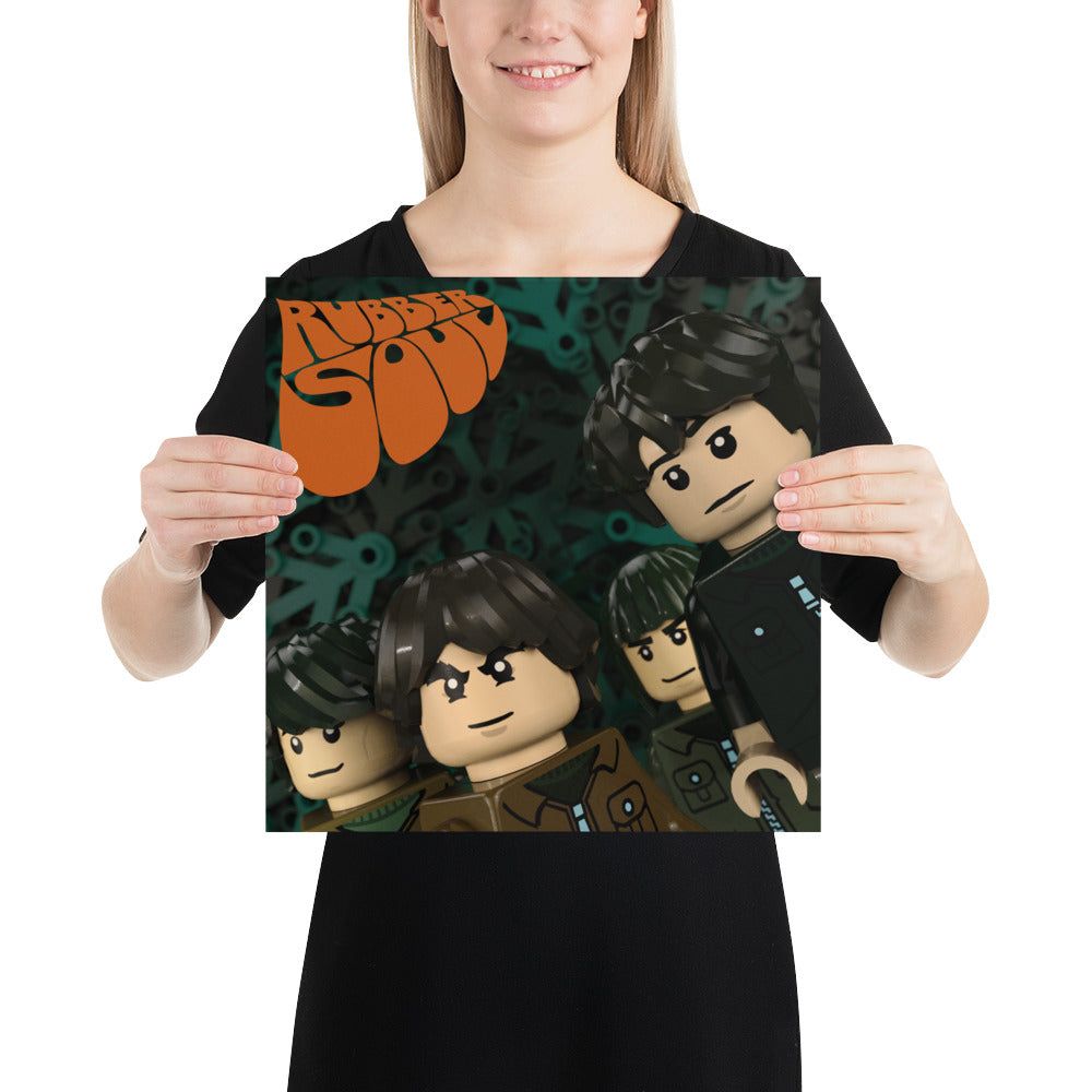 "The Beatles - Rubber Soul" Lego Parody Poster