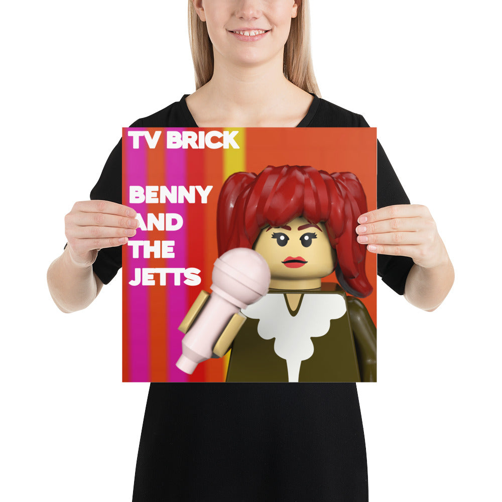 "TV Girl - Benny and the Jetts" Lego Parody Poster