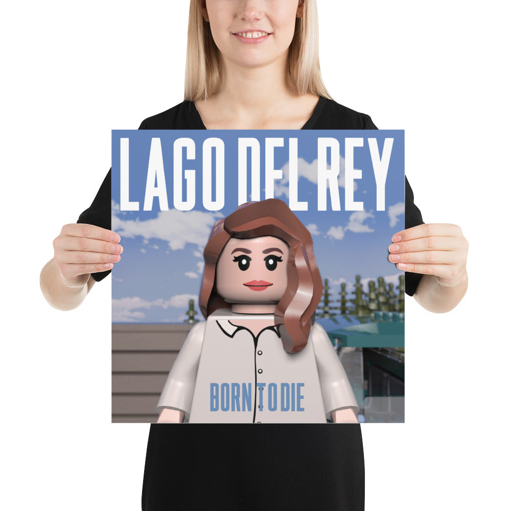 "Lana Del Rey - Born to Die" Lego Parody Poster