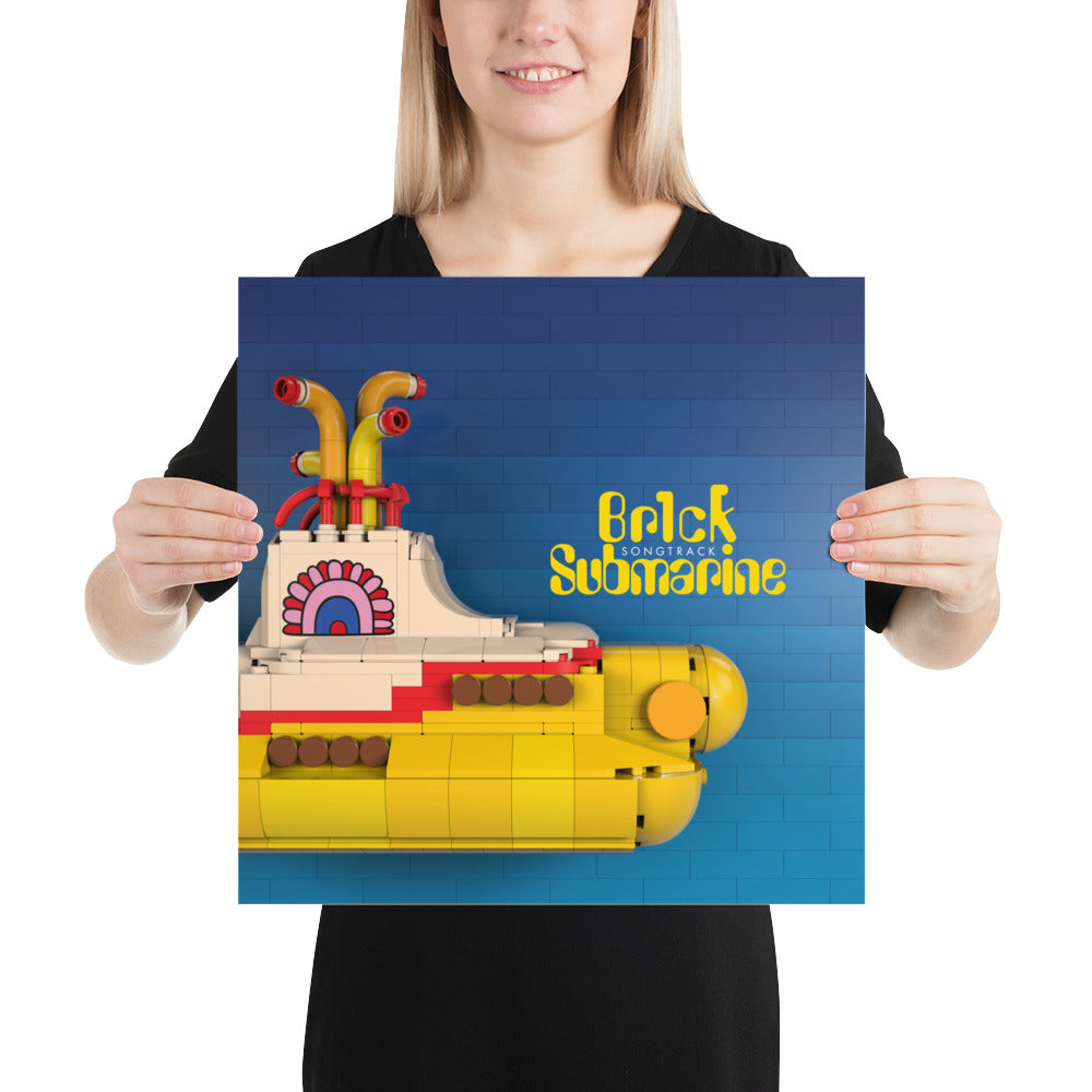 "The Beatles - Yellow Submarine Songtrack" Lego Parody Poster