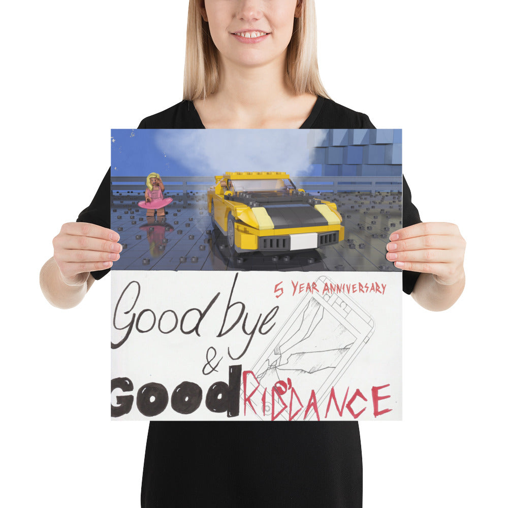 "Juice WRLD - Goodbye & Good Riddance (5 Year Anniversary Edition)" Lego Parody Poster