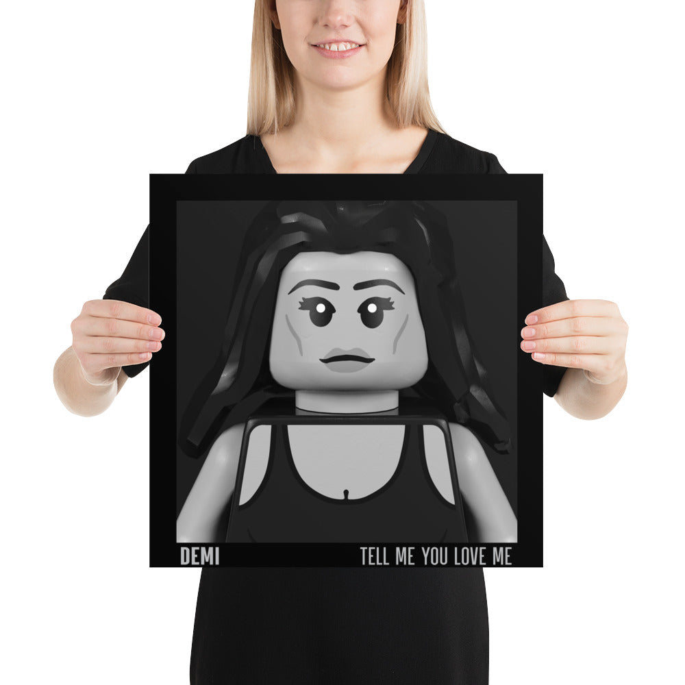 "Demi Lovato - Tell Me You Love Me" Lego Parody Poster