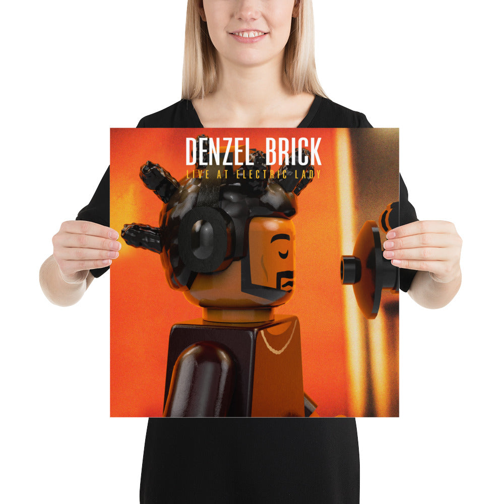 "Denzel Curry - Live At Electric Lady" Lego Parody Poster