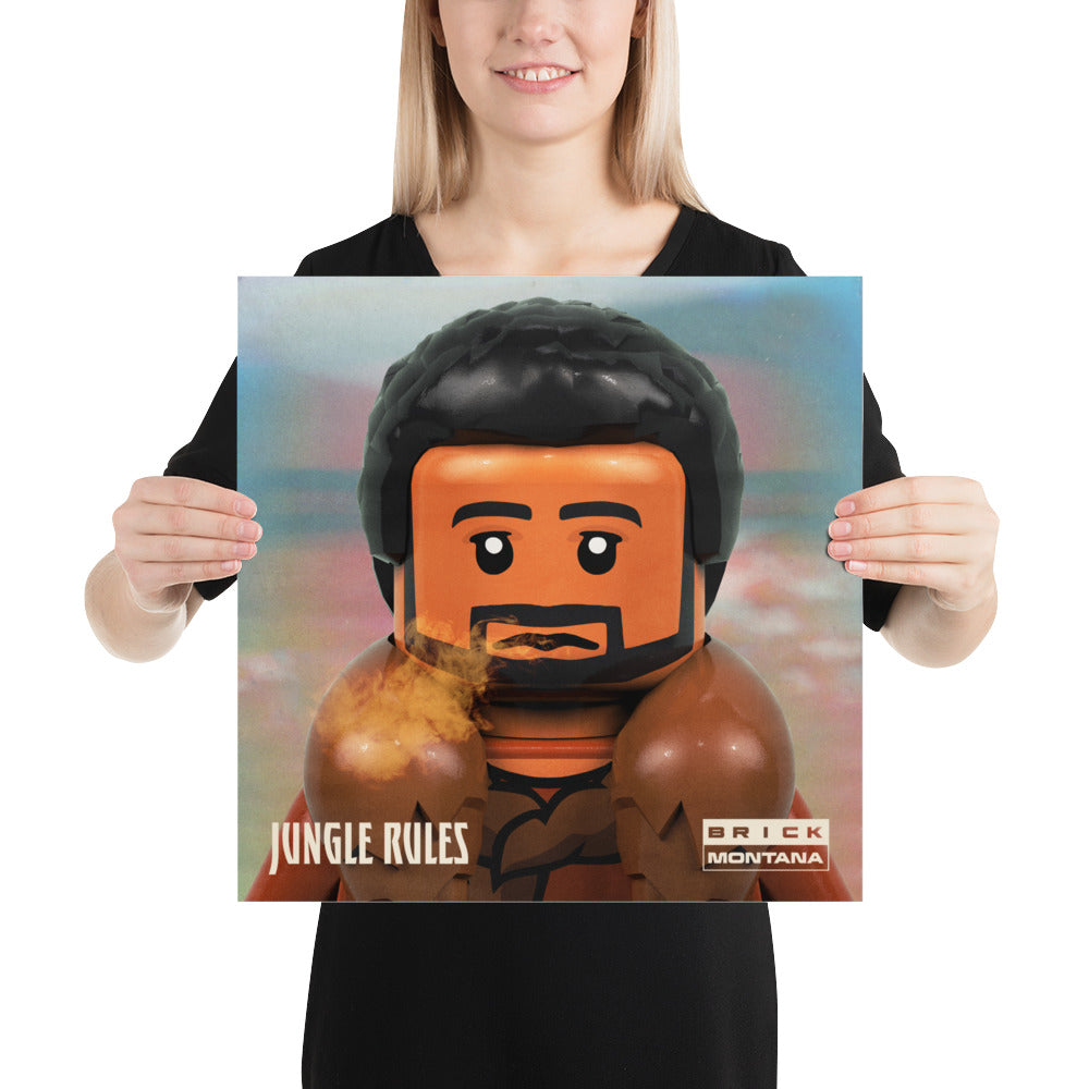 "French Montana - Jungle Rules" Lego Parody Poster