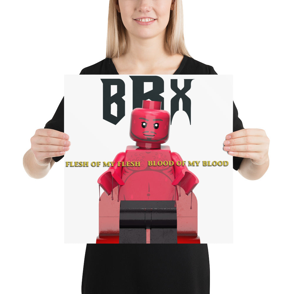 "DMX - Flesh of My Flesh, Blood of My Blood" Lego Parody Poster