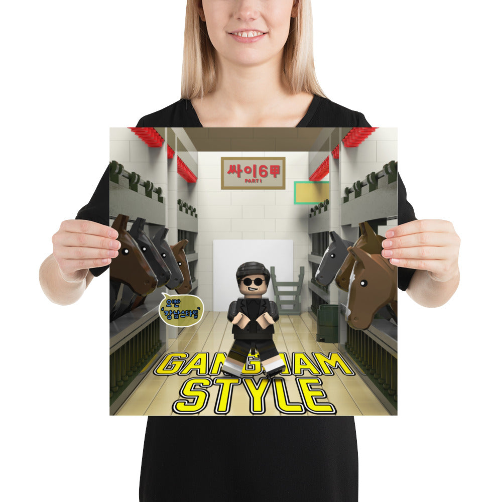 "PSY - Gangnam Style" Lego Parody Poster