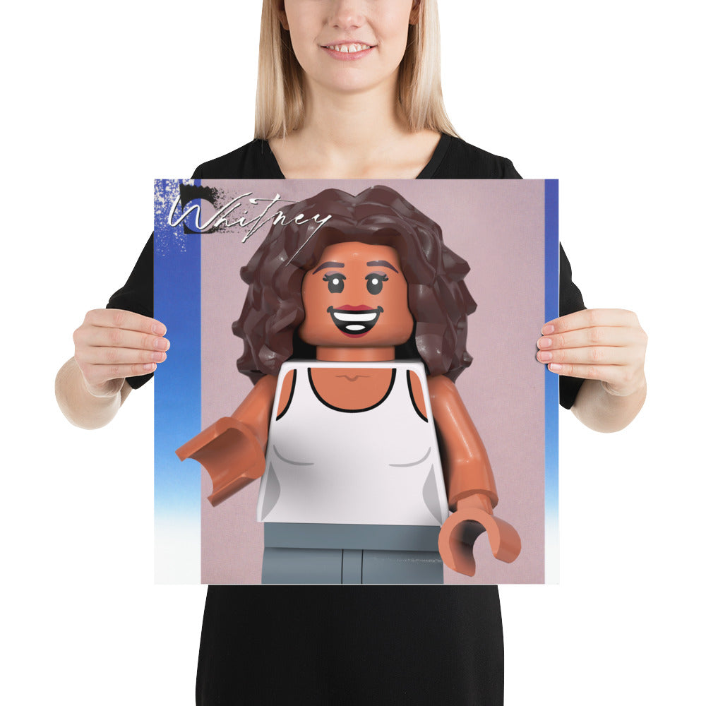 "Whitney Houston - Whitney" Lego Parody Poster