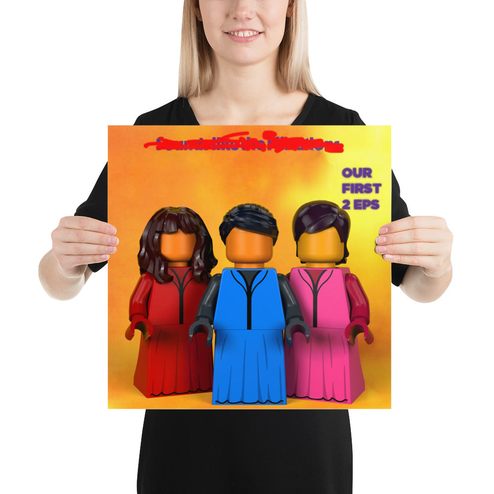 "TV Girl - Our First 2 EPs" Lego Parody Poster