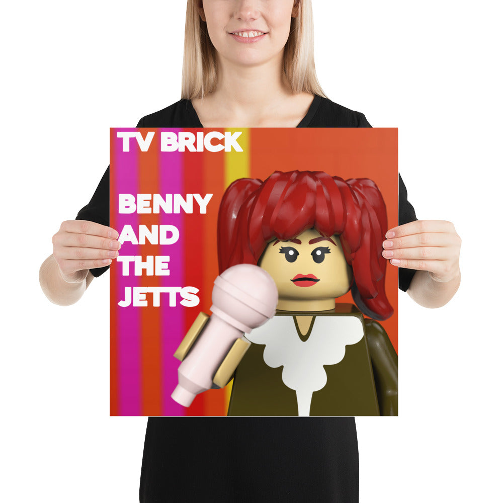 "TV Girl - Benny and the Jetts" Lego Parody Poster