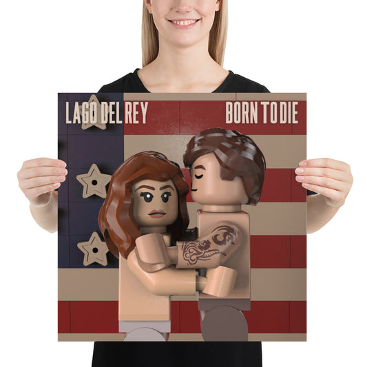 "Lana Del Rey - Born To Die" Lego Parody Poster