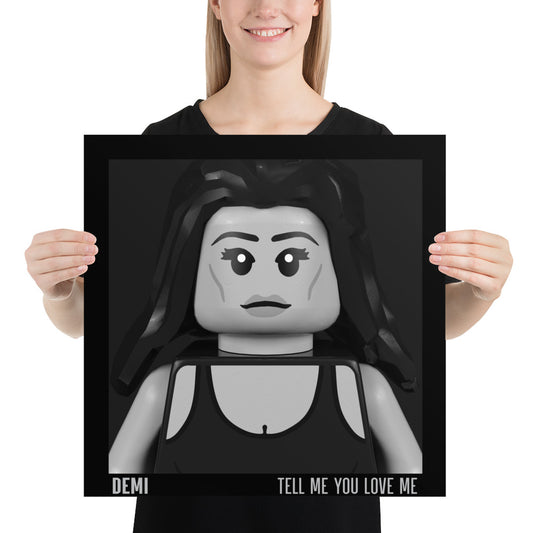 "Demi Lovato - Tell Me You Love Me" Lego Parody Poster