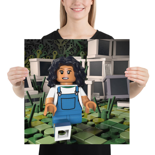 "SZA - Ctrl (Photoshoot)" Lego Parody Poster