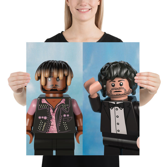 "Benny Blanco & Juice WRLD - Graduation" Lego Parody Poster