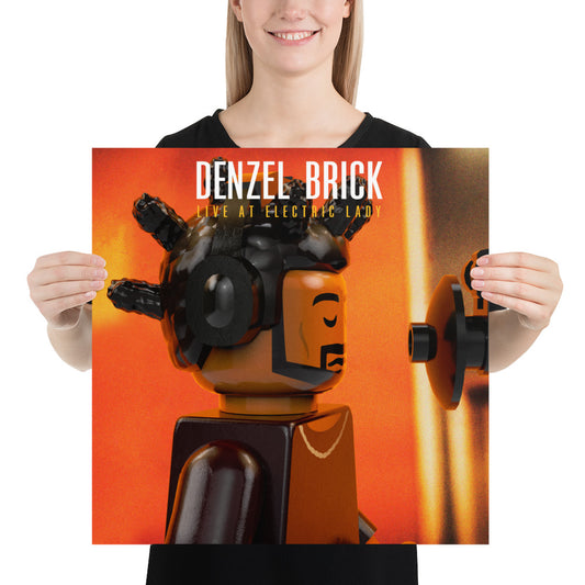 "Denzel Curry - Live At Electric Lady" Lego Parody Poster