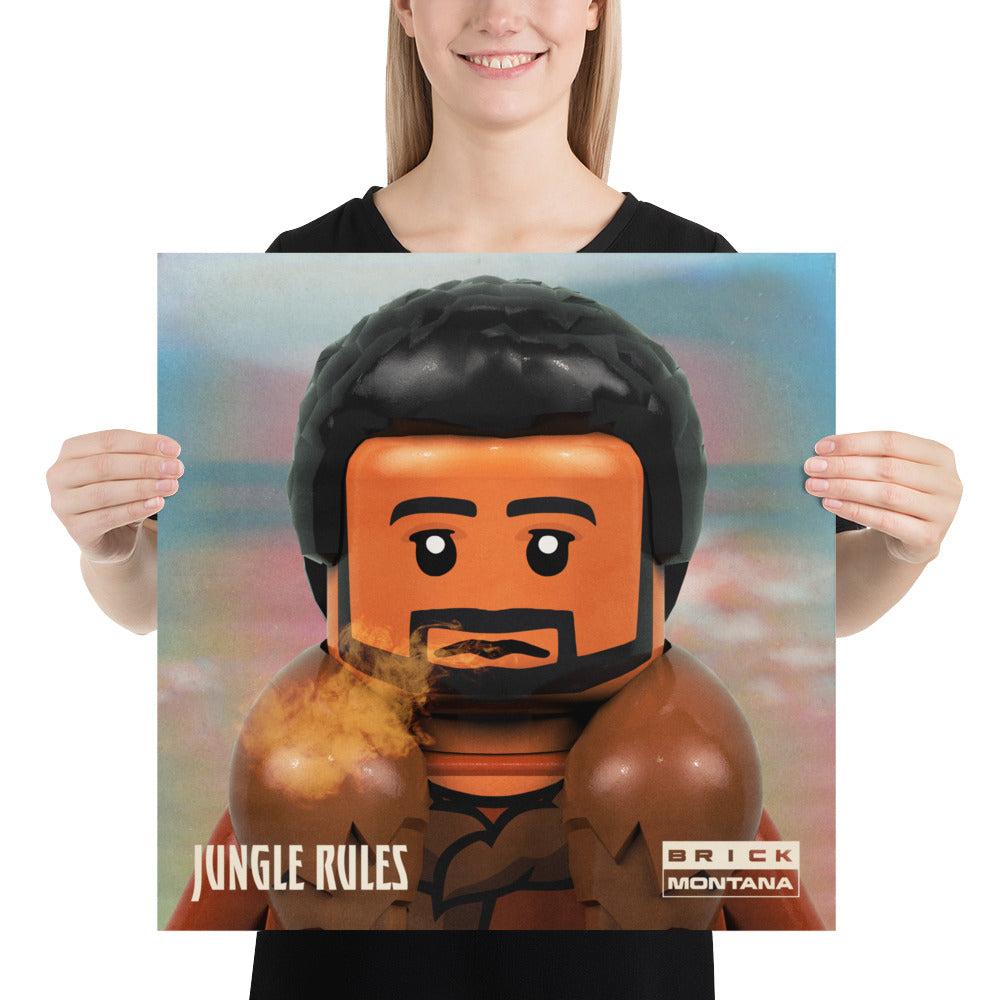 "French Montana - Jungle Rules" Lego Parody Poster