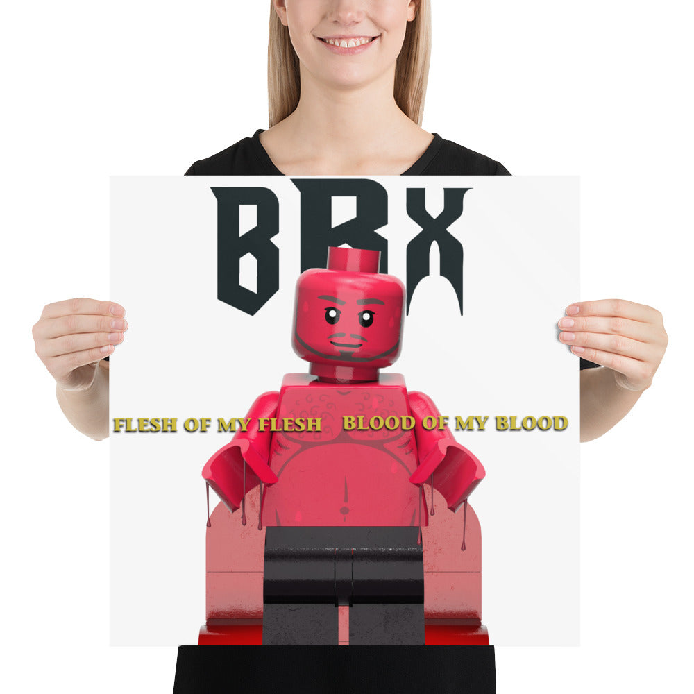 "DMX - Flesh of My Flesh, Blood of My Blood" Lego Parody Poster