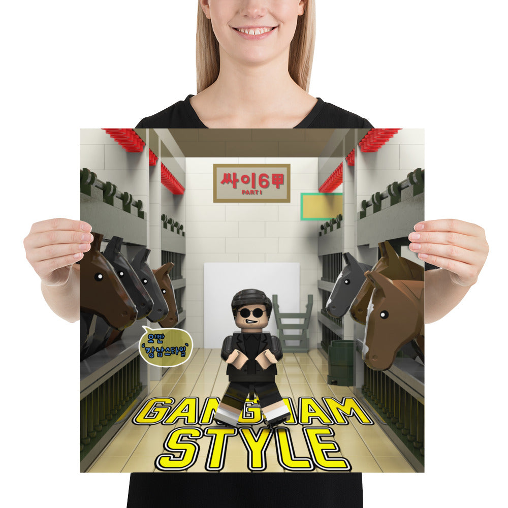 "PSY - Gangnam Style" Lego Parody Poster