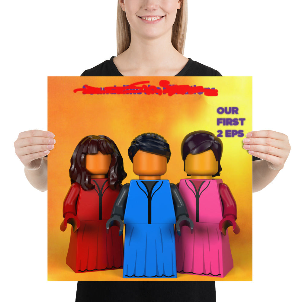 "TV Girl - Our First 2 EPs" Lego Parody Poster