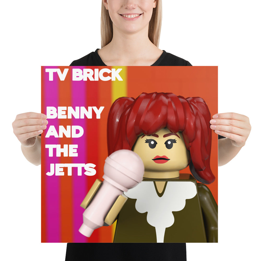 "TV Girl - Benny and the Jetts" Lego Parody Poster