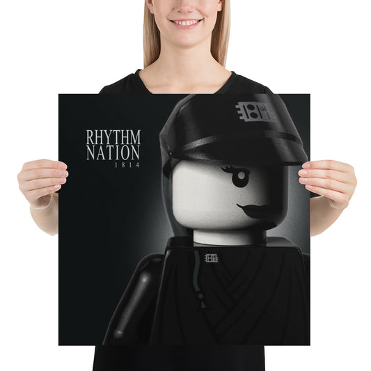 "Janet Jackson - Rhythm Nation 1814" Lego Parody Poster