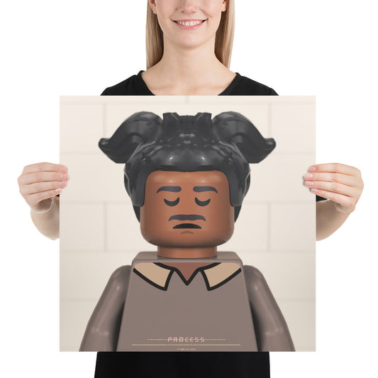 "Sampha - Process" Lego Parody Poster