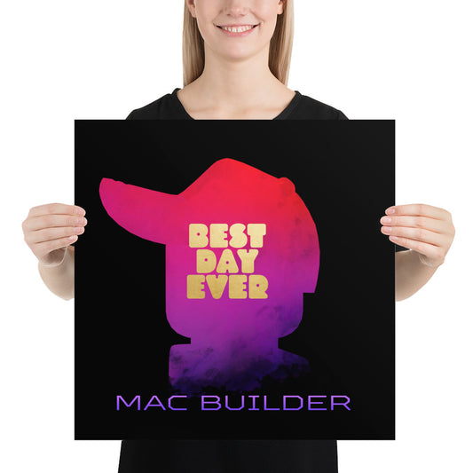 "Mac Miller - Best Day Ever (5th Anniversary Remastered Edition)" Lego Parody Poster