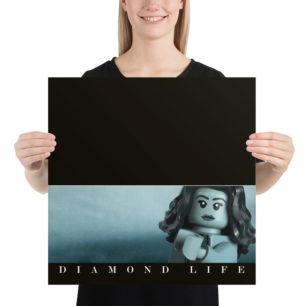 "Sade - Diamond Life" Lego Parody Poster