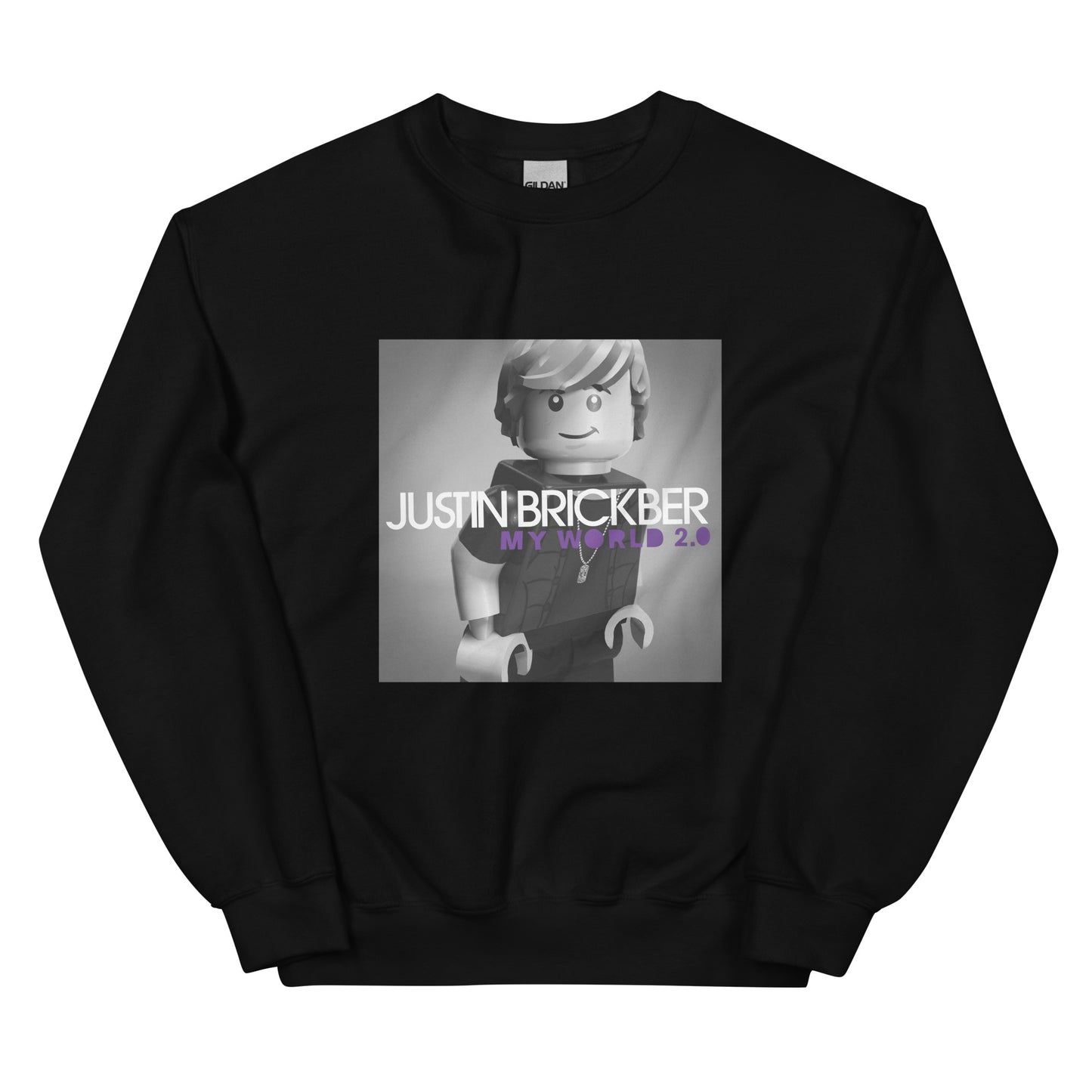 "Justin Bieber - My World 2.0" Lego Parody Sweatshirt