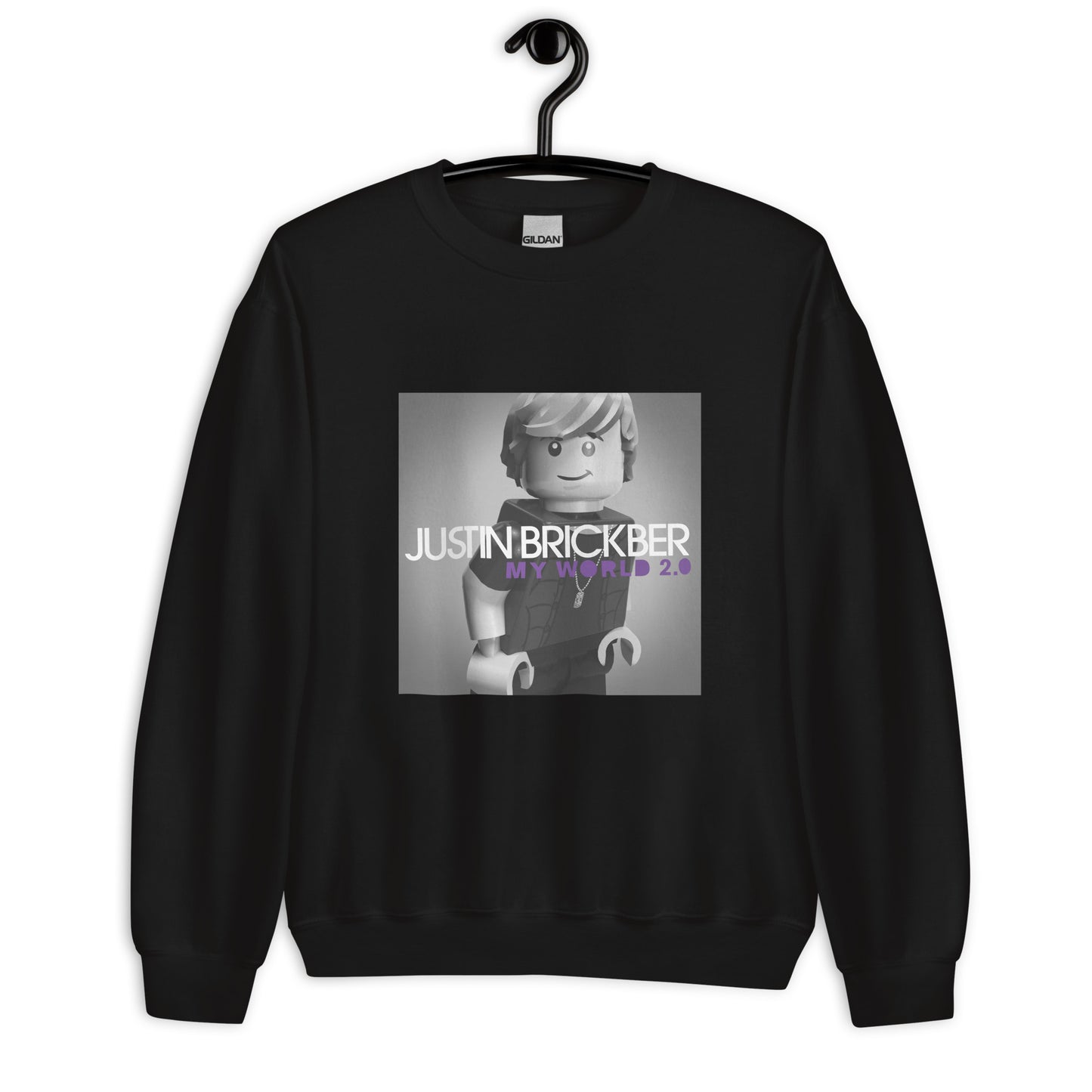 "Justin Bieber - My World 2.0" Lego Parody Sweatshirt