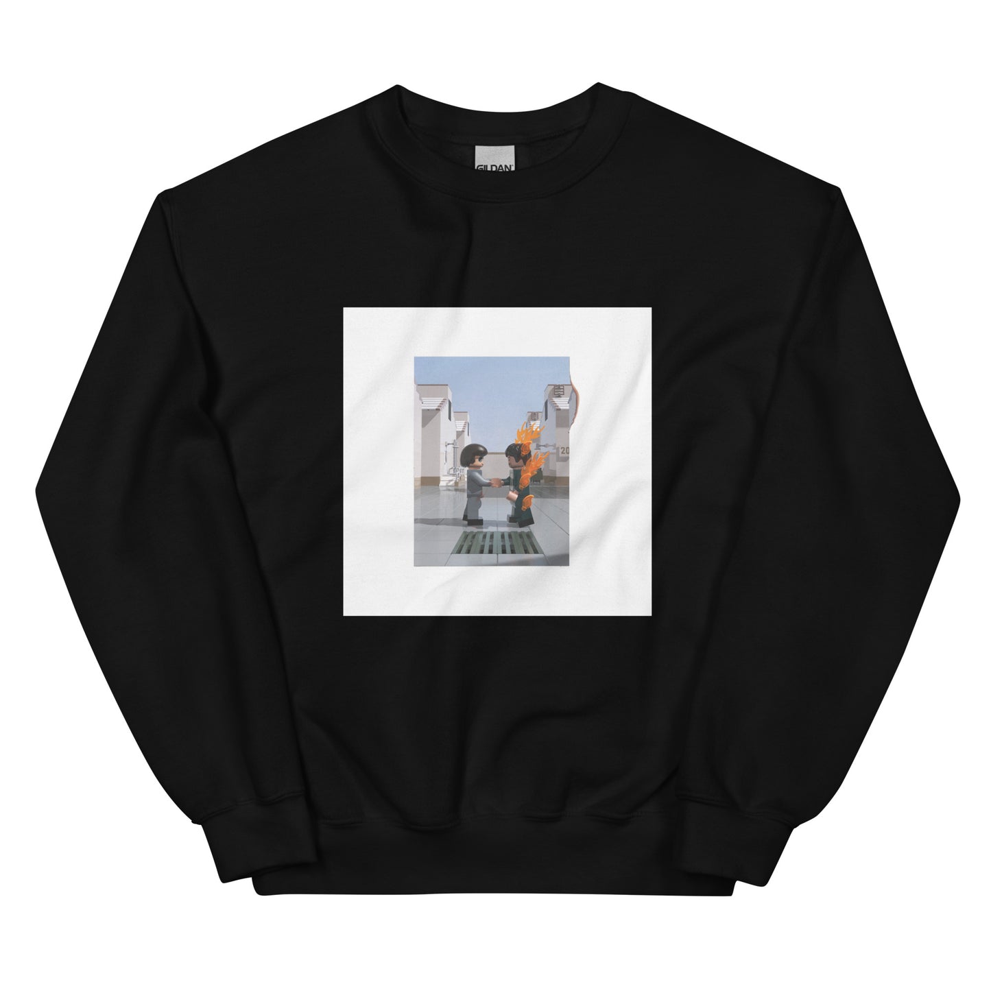 "Pink Floyd - Wish You Were Here" Lego Parody Sweatshirt