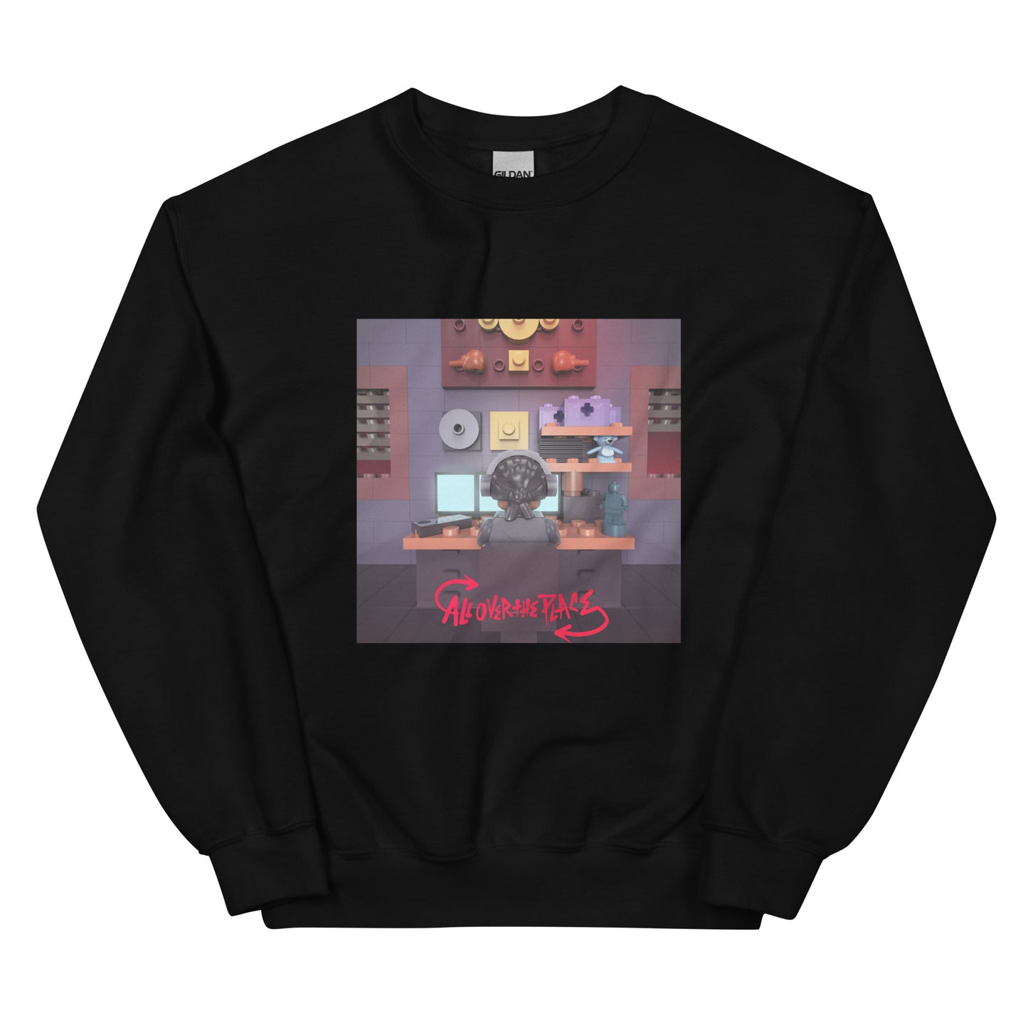 "KSI - All Over The Place" Lego Parody Sweatshirt