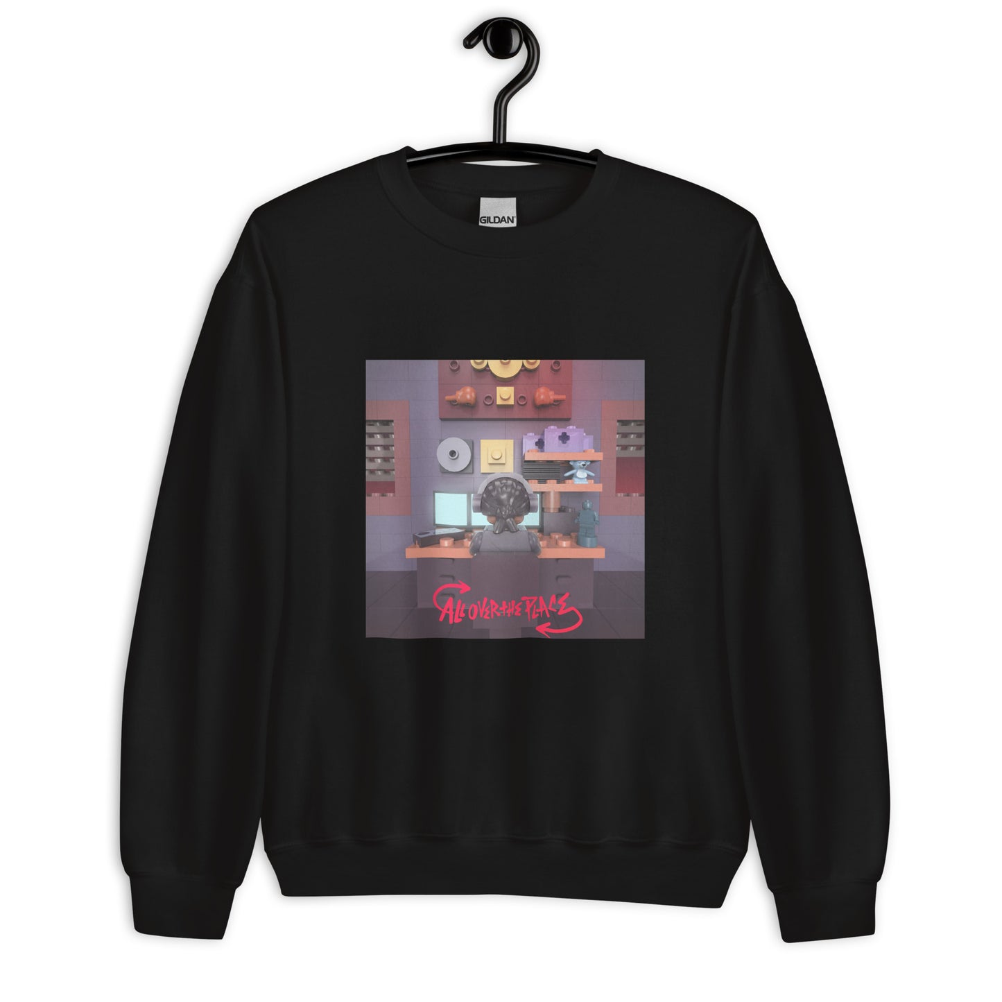 "KSI - All Over The Place" Lego Parody Sweatshirt