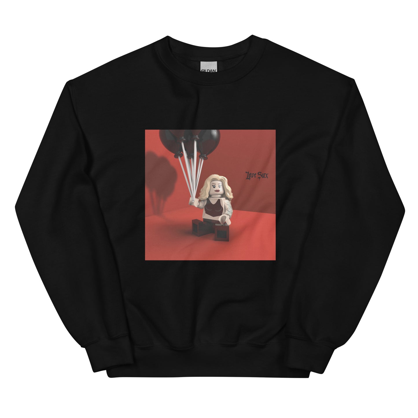 "Avril Lavigne - Love Sux" Lego Parody Sweatshirt