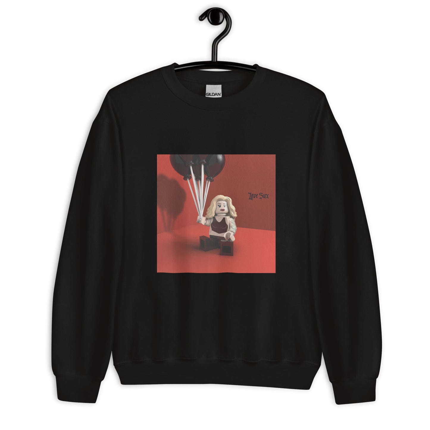 "Avril Lavigne - Love Sux" Lego Parody Sweatshirt