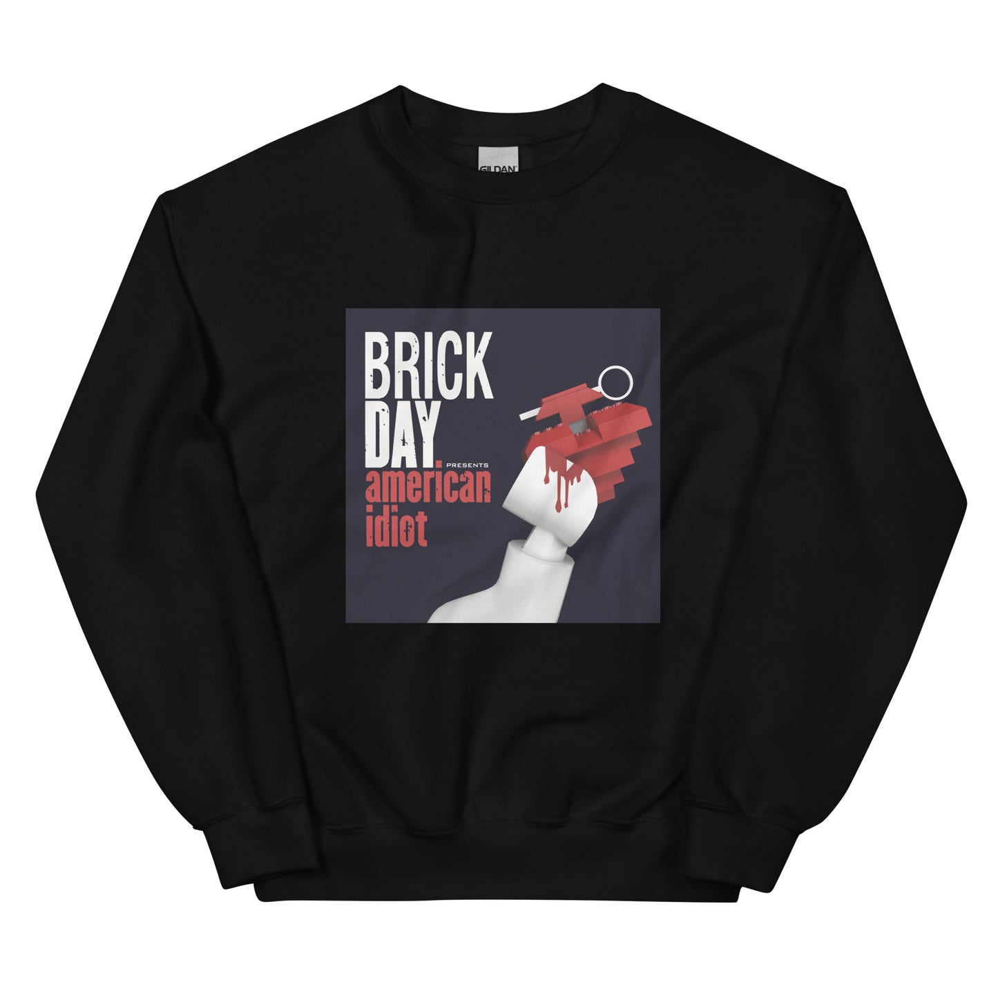 "Green Day - American Idiot" Lego Parody Sweatshirt