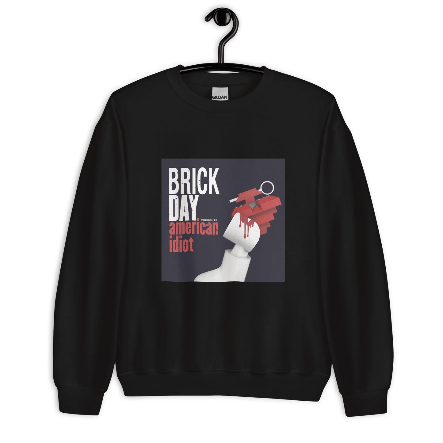 "Green Day - American Idiot" Lego Parody Sweatshirt