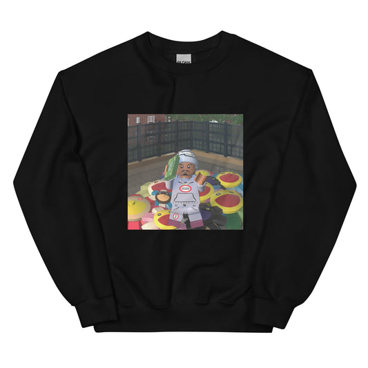 "Pi'erre Bourne - The Life of Pi'erre 5" Lego Parody Sweatshirt