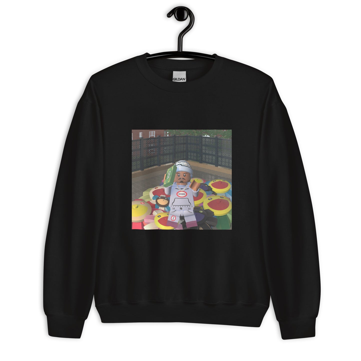 "Pi'erre Bourne - The Life of Pi'erre 5" Lego Parody Sweatshirt