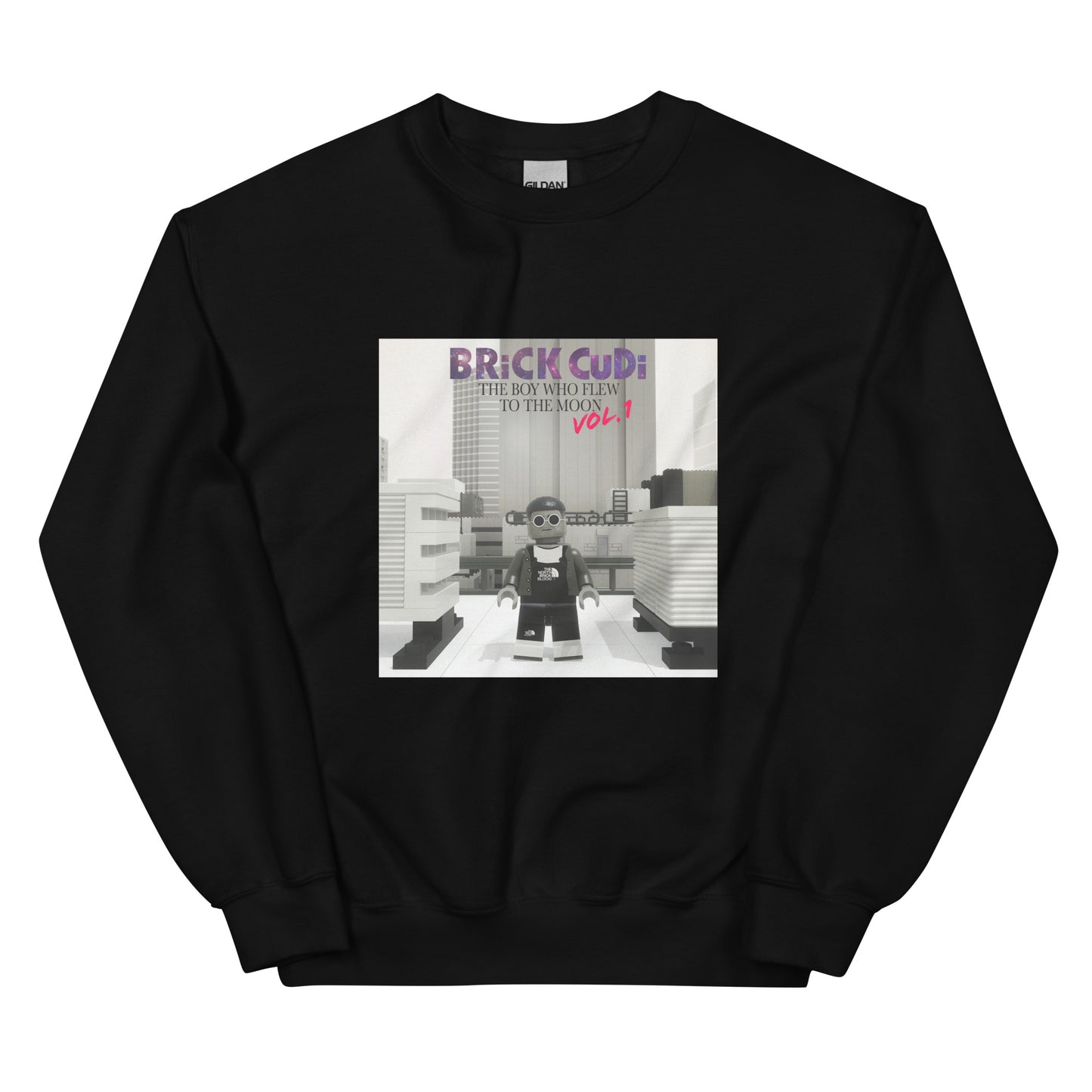 "Kid Cudi - The Boy Who Flew to the Moon, Vol. 1" Lego Parody Sweatshirt