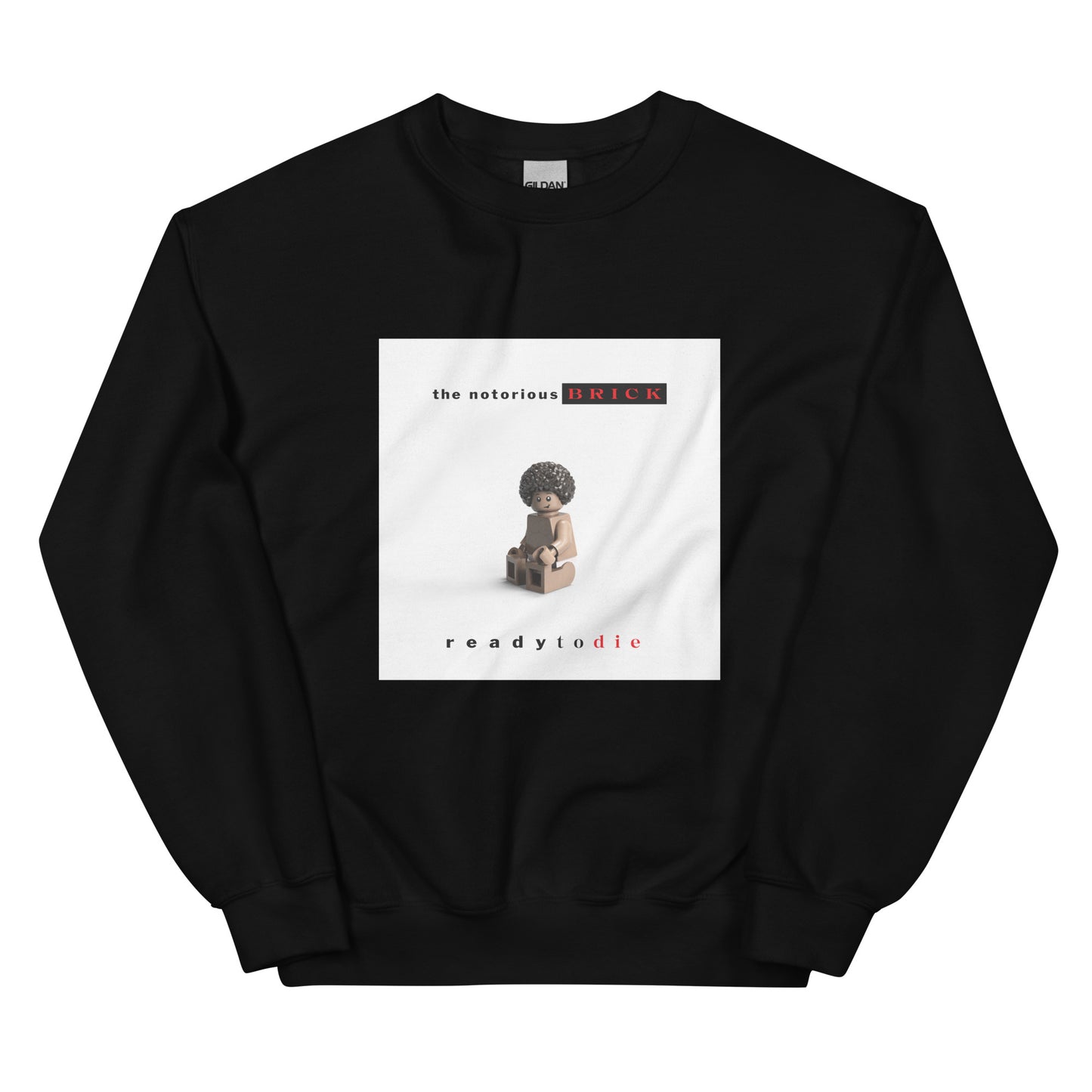 "The Notorious B.I.G. (Biggie Smalls) - Ready To Die" Lego Parody Sweatshirt