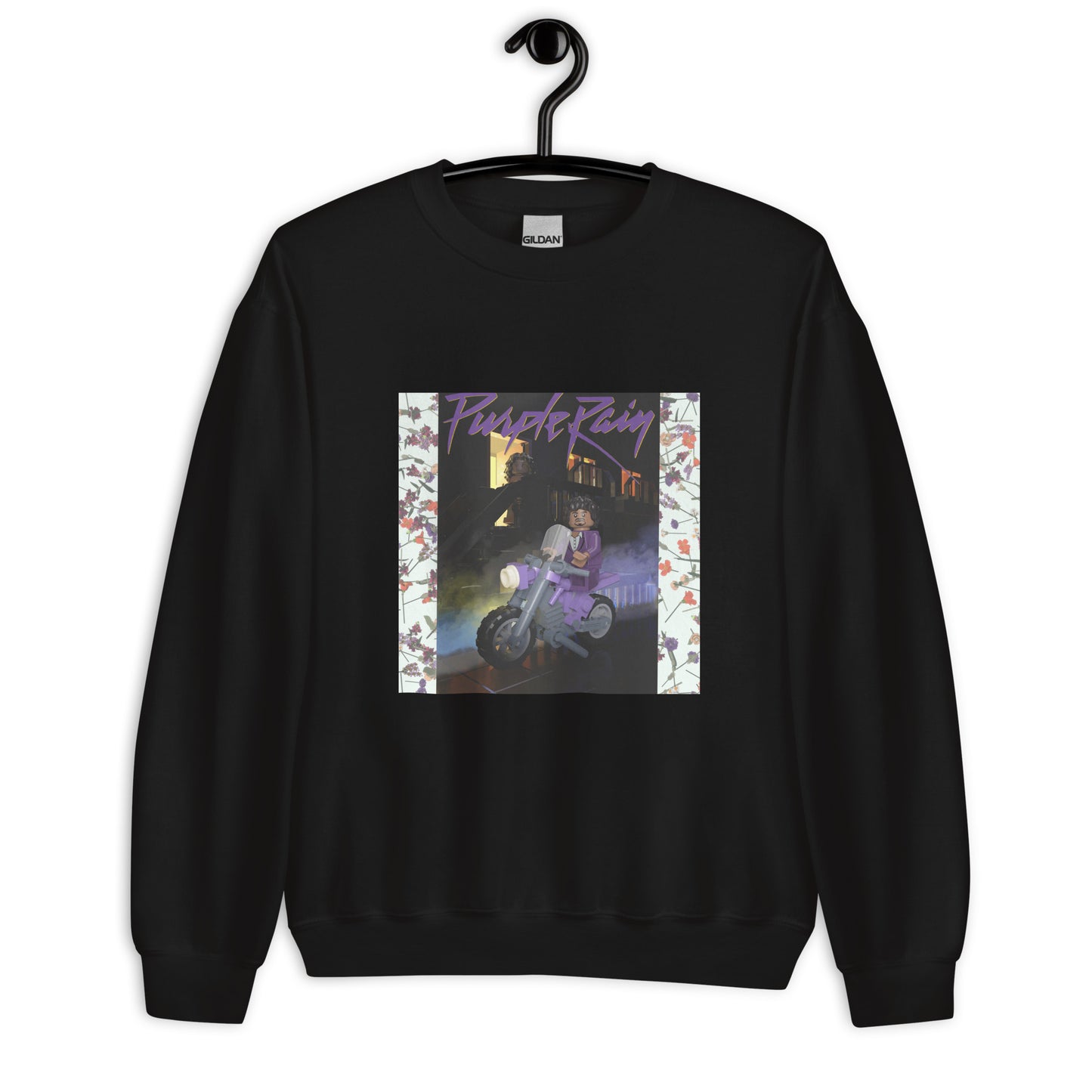 "Prince and The Revolution - Purple Rain" Lego Parody Sweatshirt