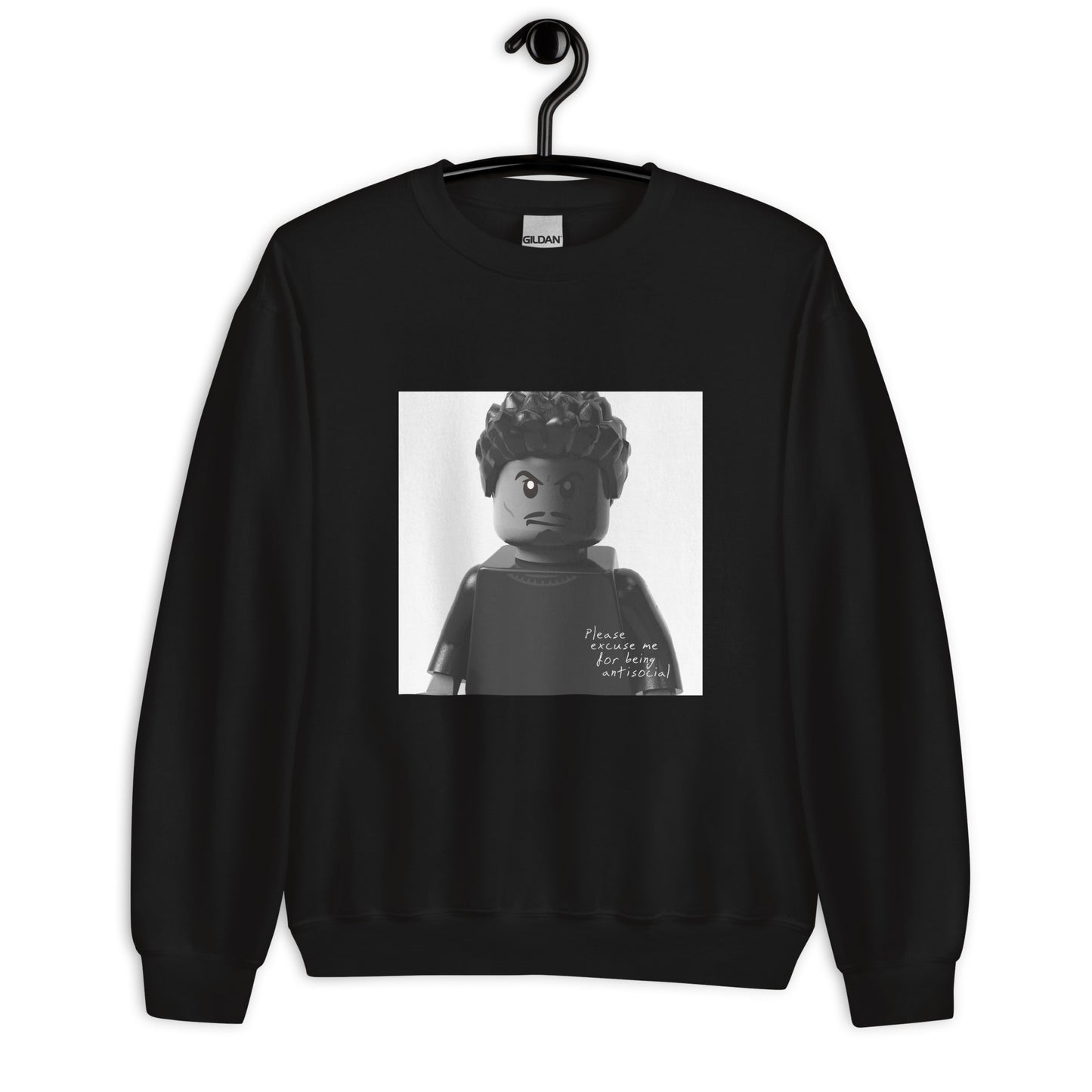 "Roddy Ricch - Please Excuse Me for Being Antisocial" Lego Parody Sweatshirt