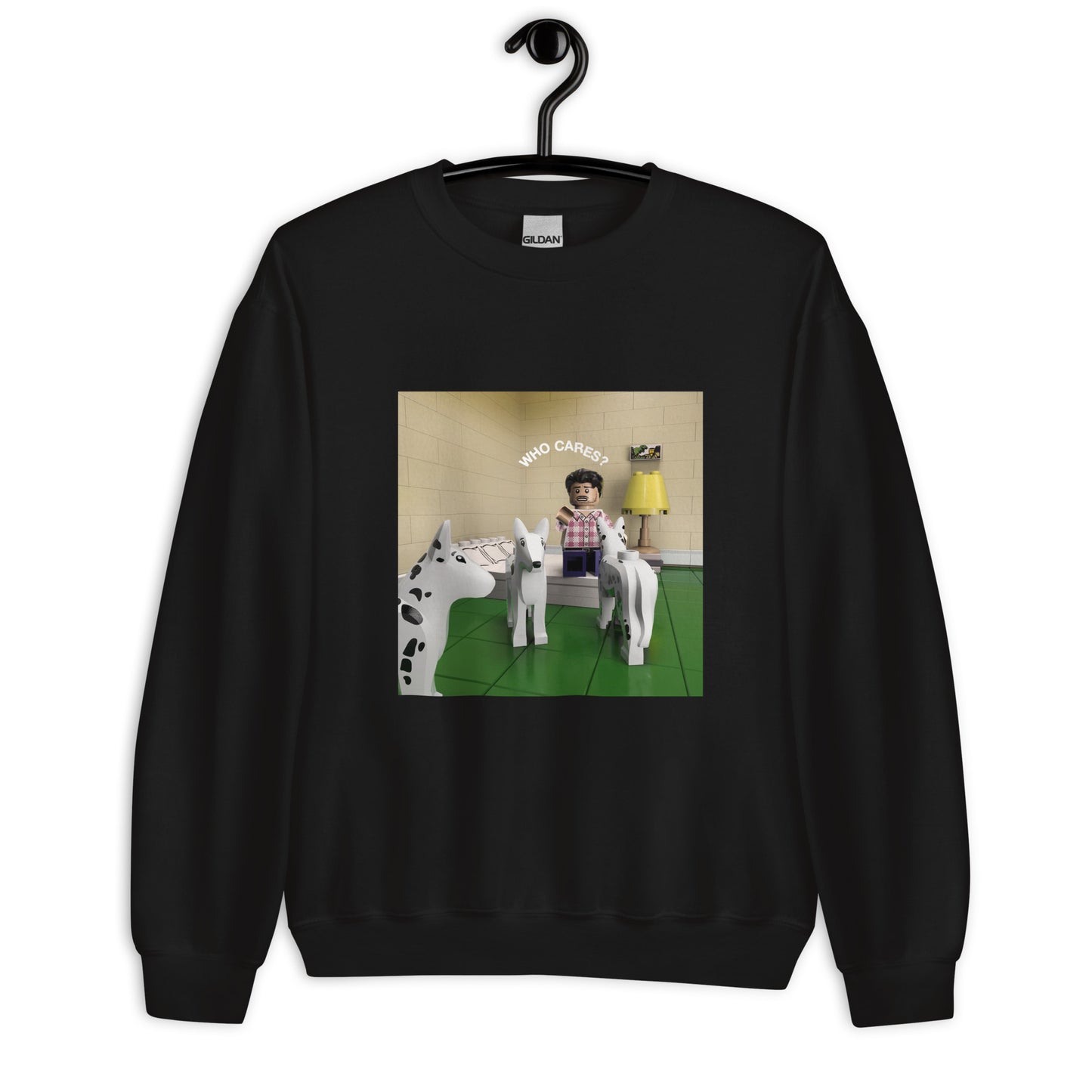 "Rex Orange County - Who Cares?" Lego Parody Sweatshirt